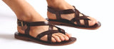 Roma Spartan Erkek Deri Sandalet SND-310